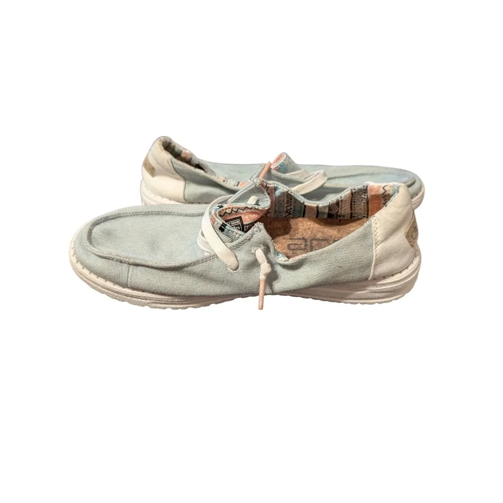 Hey‎ Dude Wendy Boho Light Denim US Women's 8 - EU 39